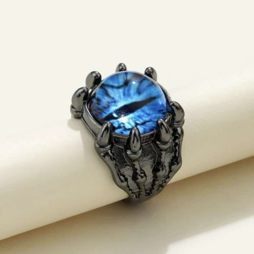 Men's Monster Claw Eye Ring